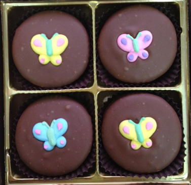 Spring Chocolate Sandwich Cookies