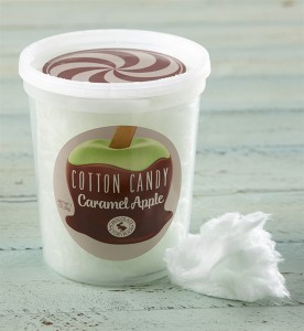 Caramel Apple Cotton Candy Tub