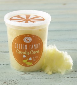 Candy Corn Cotton Candy Tub