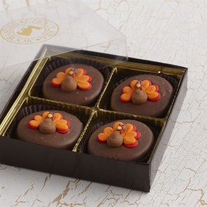 Thanksgiving Chocolate Sandwich Cookies