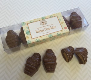 Peanut Butter Chocolate Holiday Icons