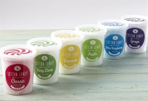 Assorted Flavors Cotton Candy Case
