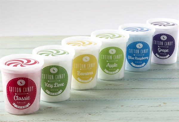 Assorted Flavors Cotton Candy Case