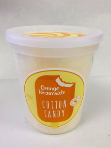 Orange Dreamsicle Cotton Candy Tub