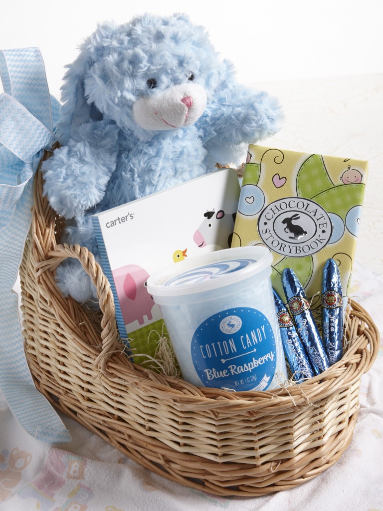Baby Boy Congratulations Gift Basket 1