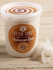 Cinnamon Bun Cotton Candy Tub