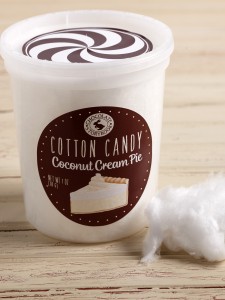 Coconut Cream Pie Cotton Candy Tub