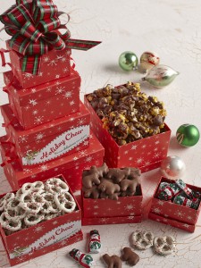 Holiday Snacks Tower