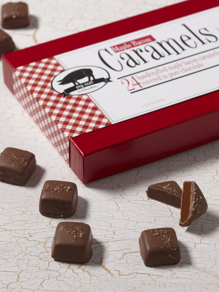 Maple Bacon Chocolate Caramels Bulk 1