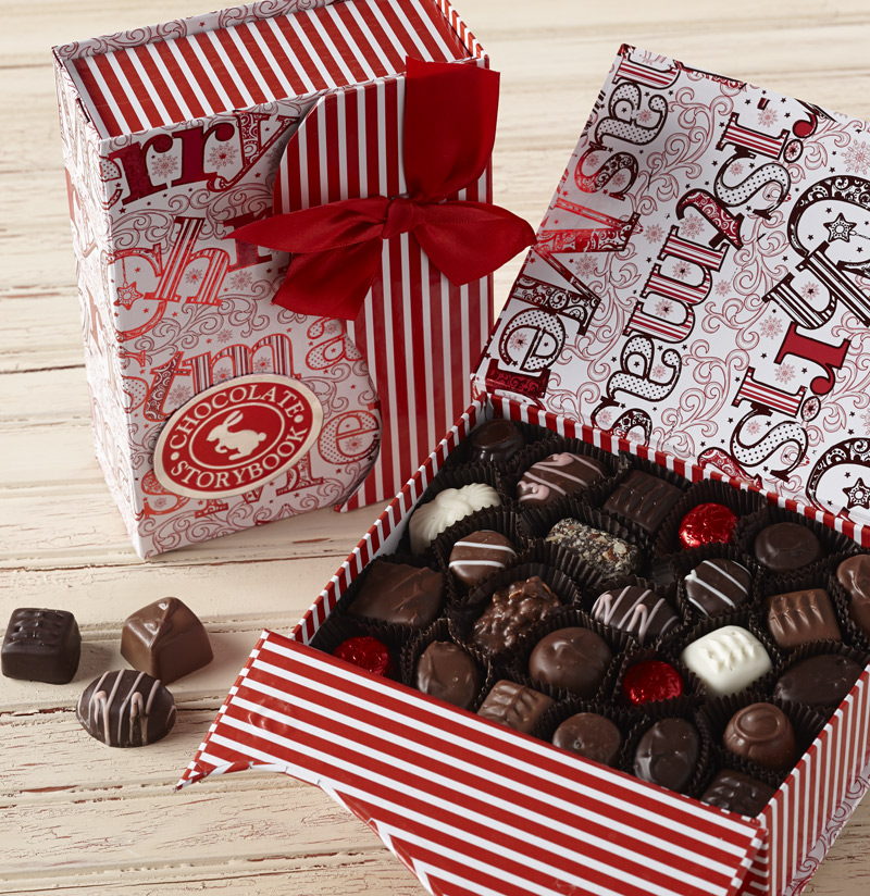 Merry Christmas Chocolate Book Box