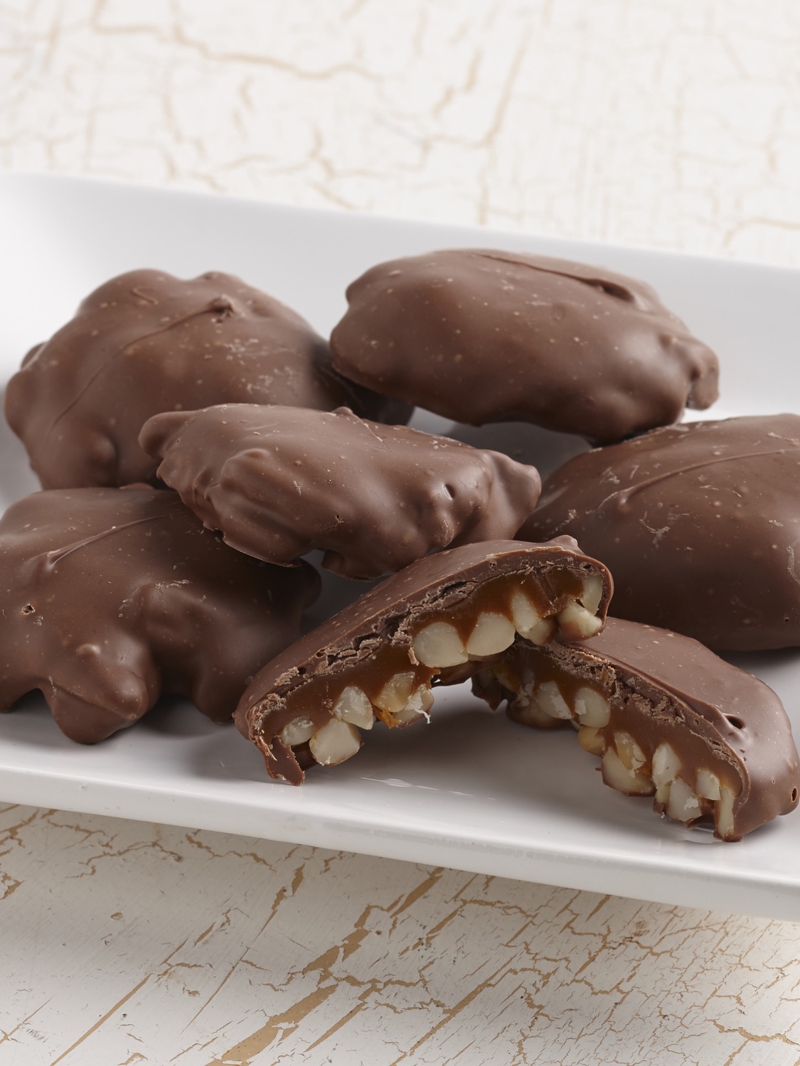 Milk Chocolate Macadamia Turtles