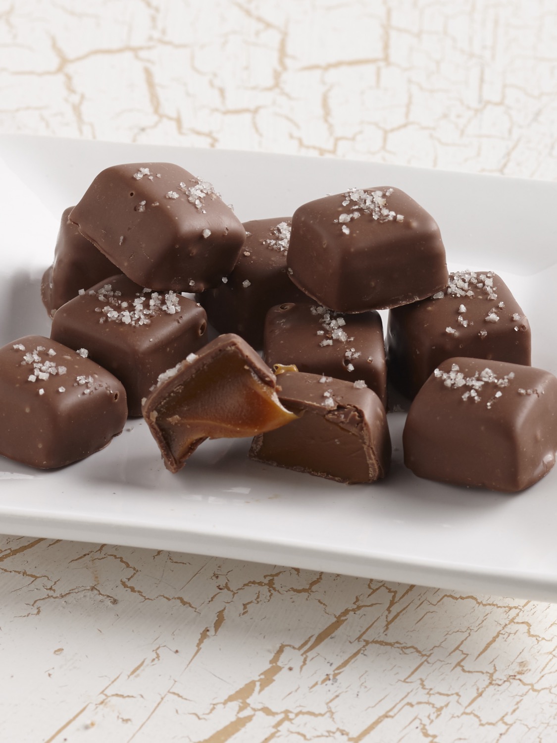 Chocolate Caramels with Sea Salt