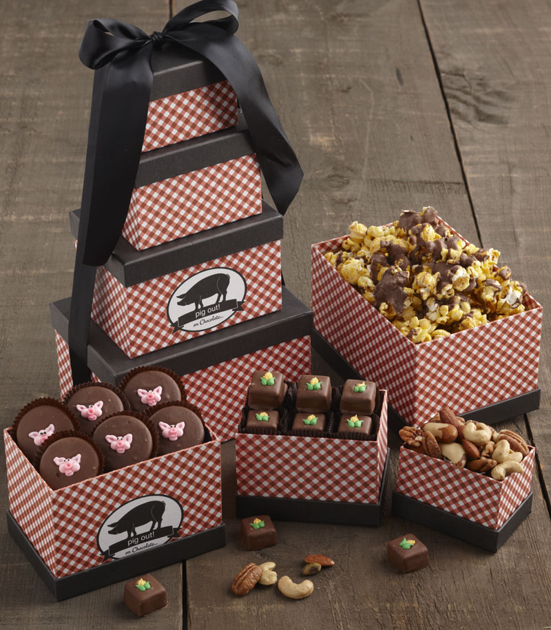 Pig Out on Chocolate! Tower