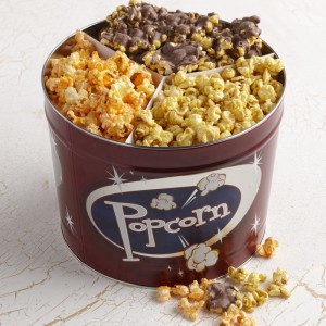Office Mix Popcorn Retro Tin