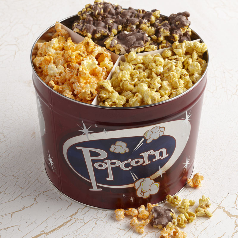 Office Mix Popcorn Retro Tin