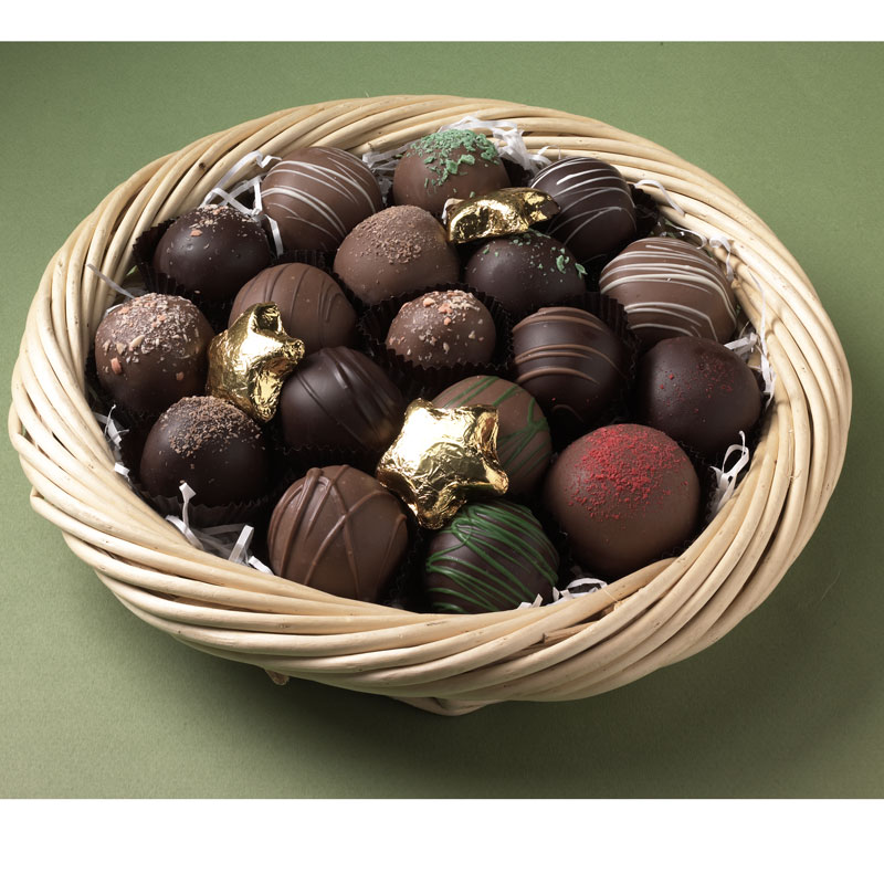 Chocolate Truffles Basket